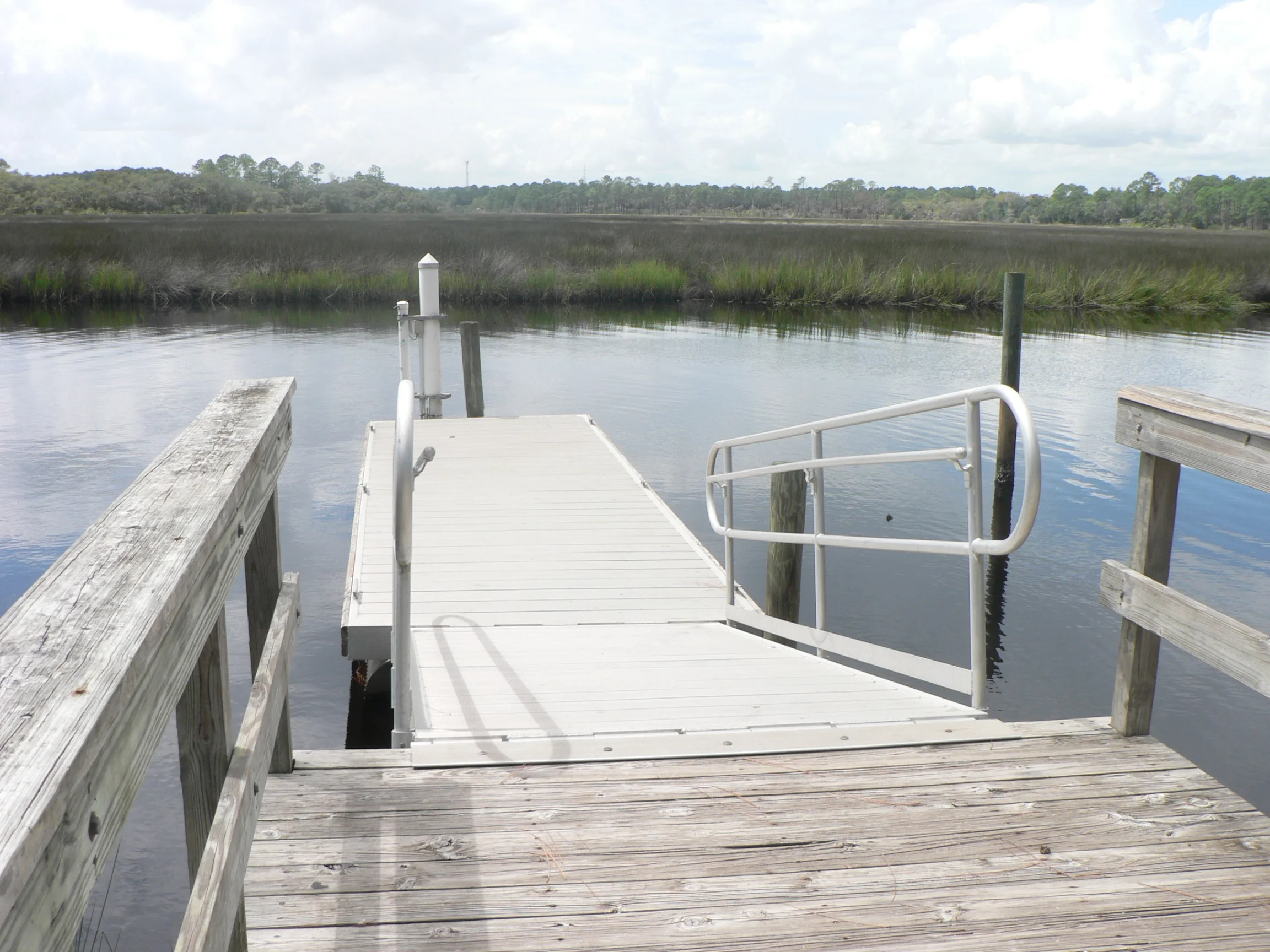 public boat ramp along pellicer creek, st augustine